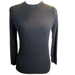 RSQ Men's Washed Gray Knit Sweater, Medium, NWT